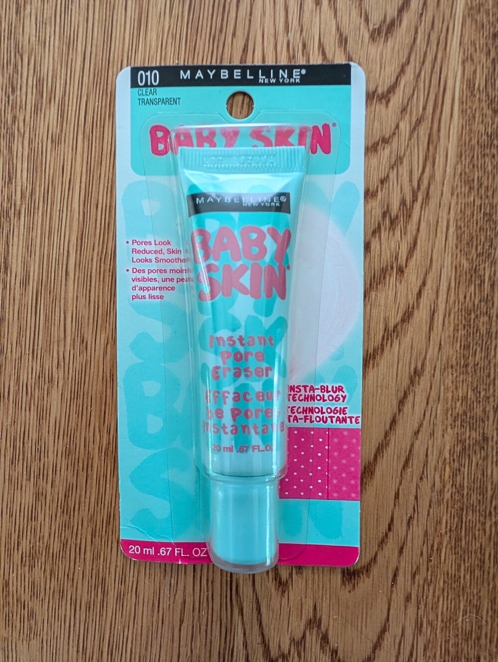Maybelline Baby Skin Instant Pore Eraser Primer 010 Clear Transparent .67 oz